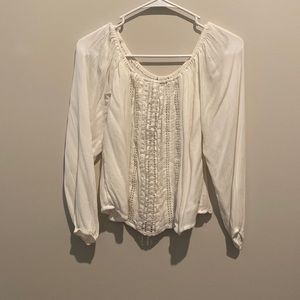 White lace top